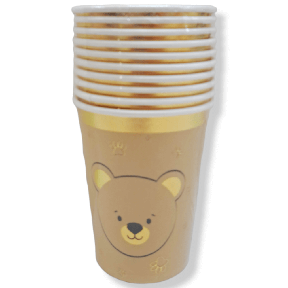 סט כוסות דובי לימי הולדת – 10 יחידות