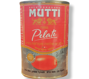 עגבניות שלמות מקולפות במיץ 400 ג’ מוטי