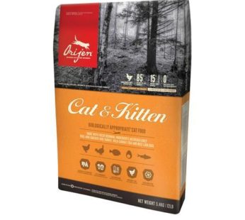אוריג’ן מזון לחתולים קט אנד קיטן 1.8 ק”ג Orijen Cat & Kitten אורי’גן