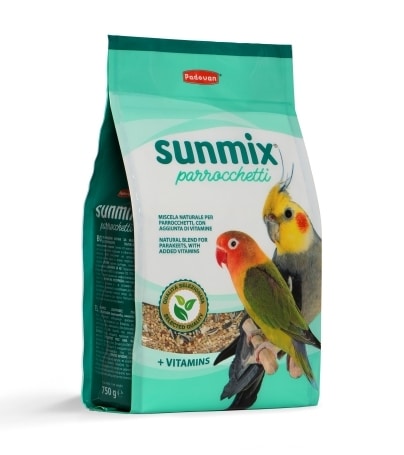 SUNMIX תזונה מושלמת לקוקטיילים וציפורי אהבה