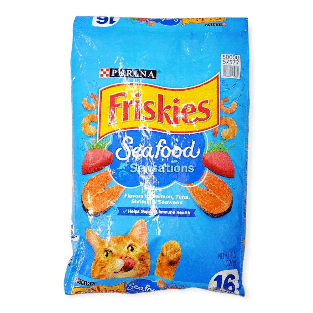 פריסקיז לחתול בוגר, טעם מעדני הים, כחול, 7.2 קילוגרם