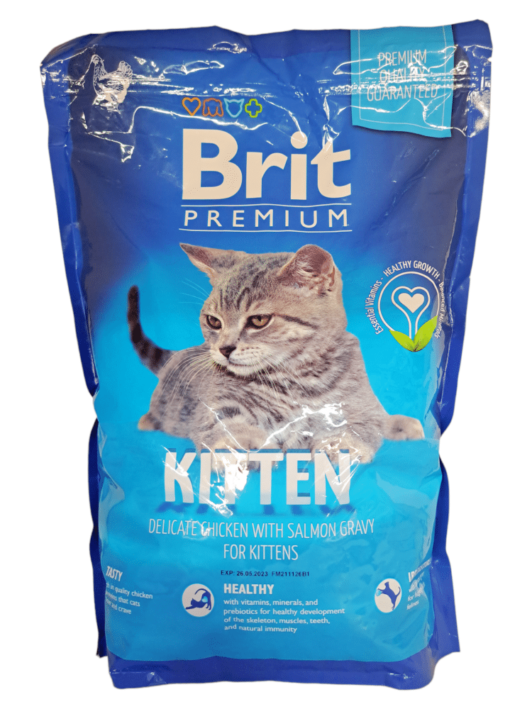 תערובת מזון לגורי חתולים בריטים עם טעם עוף וסלמון – 1.5 ק”ג