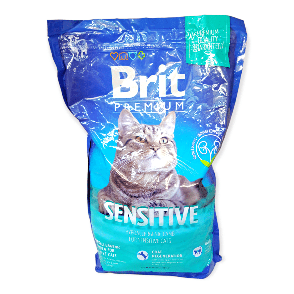חתול בריטי מבוגר רגיש – מזון מותאם 1.5 קילוגרם