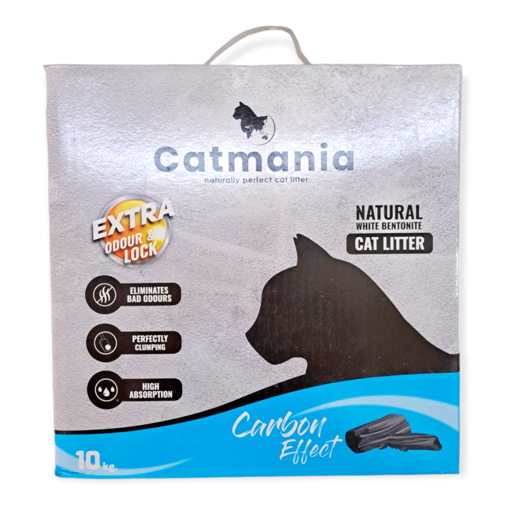 פחם חול קטמאניה במשקל של 10 קילוגרם – פחמן חול לחתולים מבית קטמאניה, 10 ק”ג