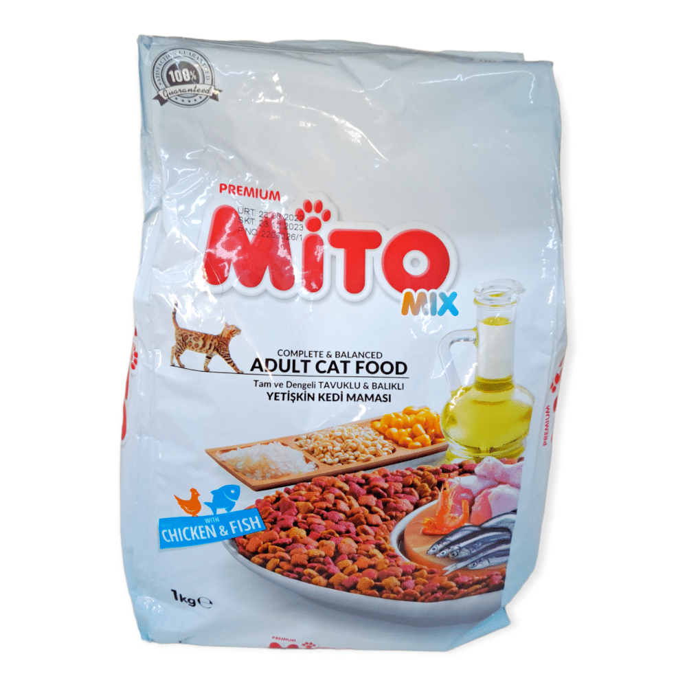 מיטו מיקס חתול – עוף ודגים 1 קילוגרם