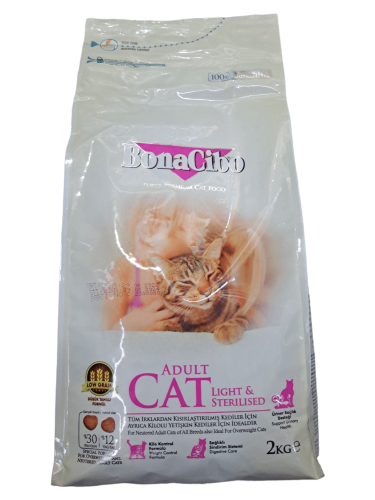 נטורלייט חתול מבוגר – מזון מעוף ואנשובי 2 קילוגרם