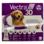 Vectra 3D אמפולות נגד פרעושים וקרציות לכלב 25-40 ק”ג