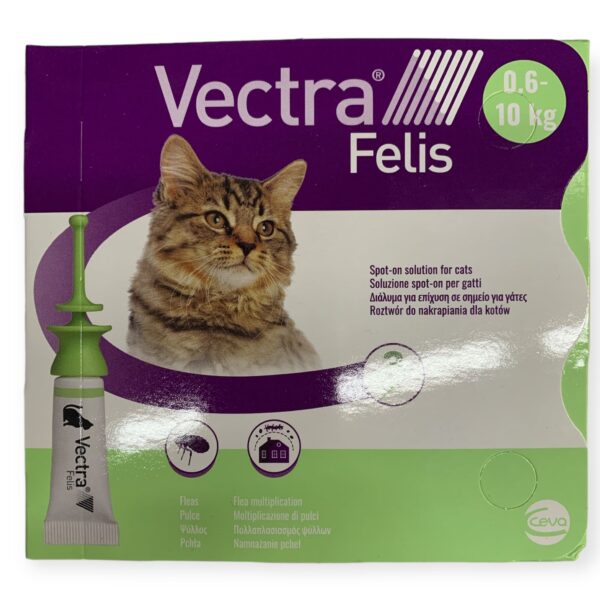 Vectra Felis אמפולות נגד פרעושים לחתול