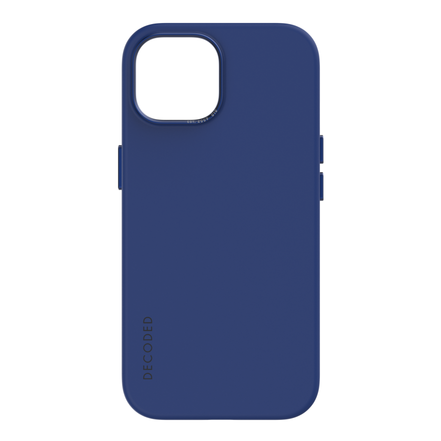 כיסוי סיליקון לאייפון 15 פרו מקס כחול Decoded Silicone Case