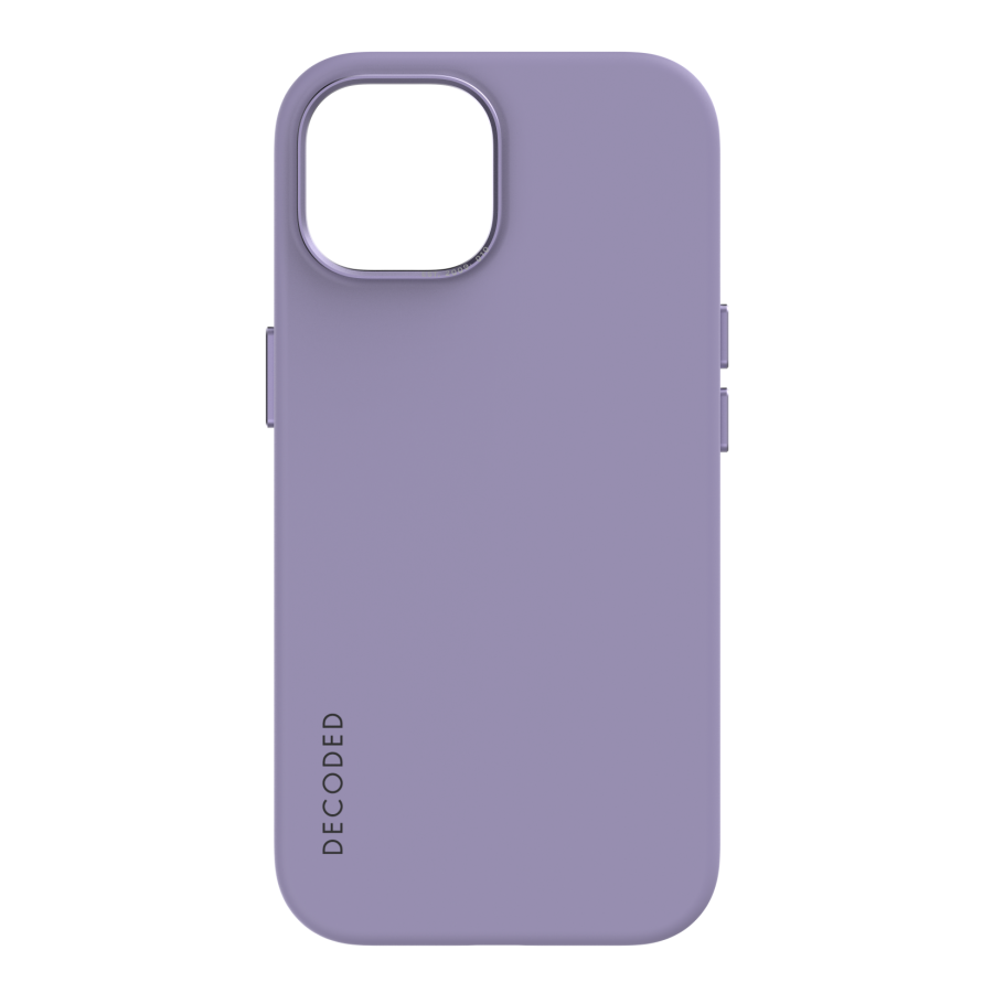 כיסוי סיליקון לאייפון 15 סגול Decoded Silicone Case