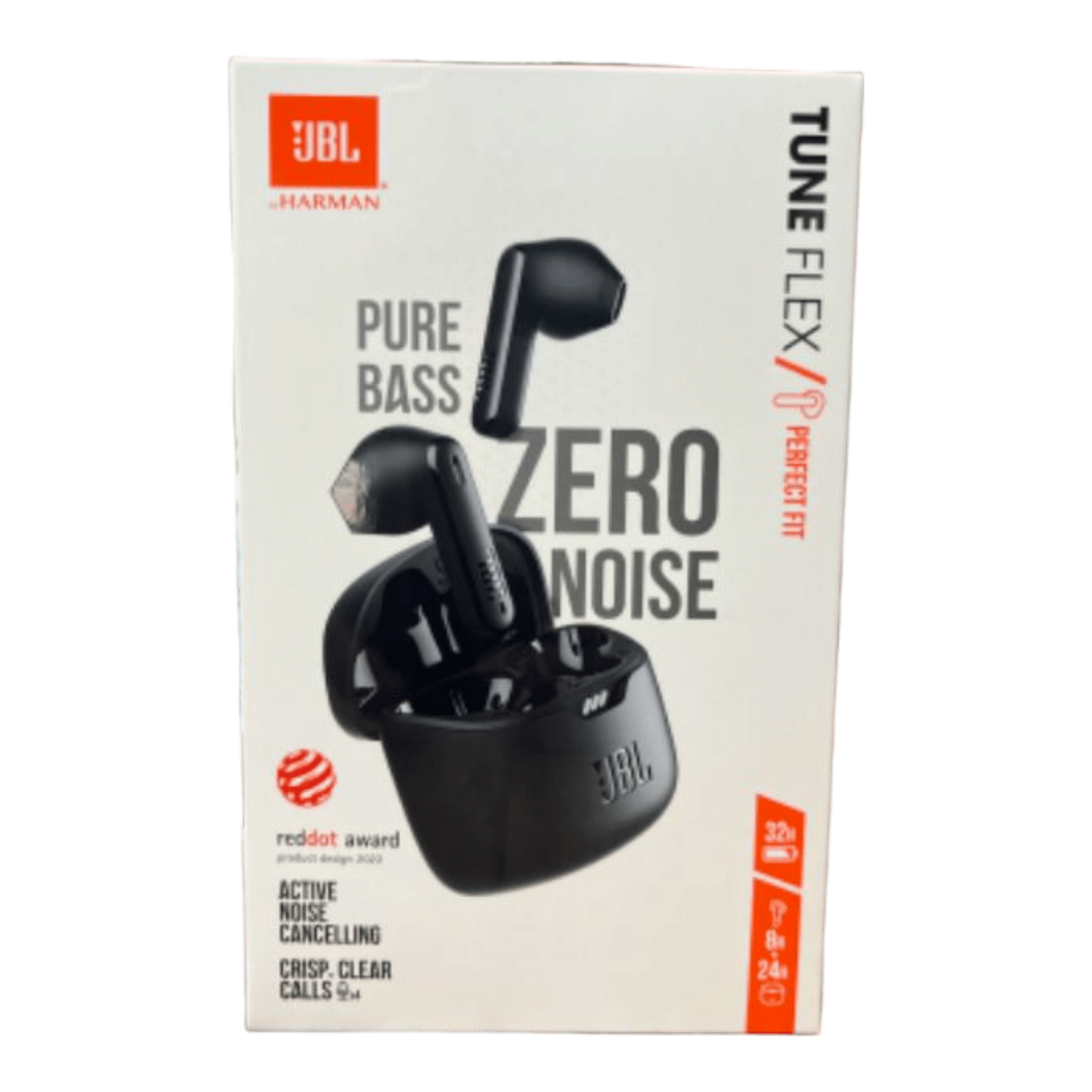 JBL Tune Flex אוזניות אלחוטיות אלחושיות True Wireless עם ביטול רעשים – בצבע שחור