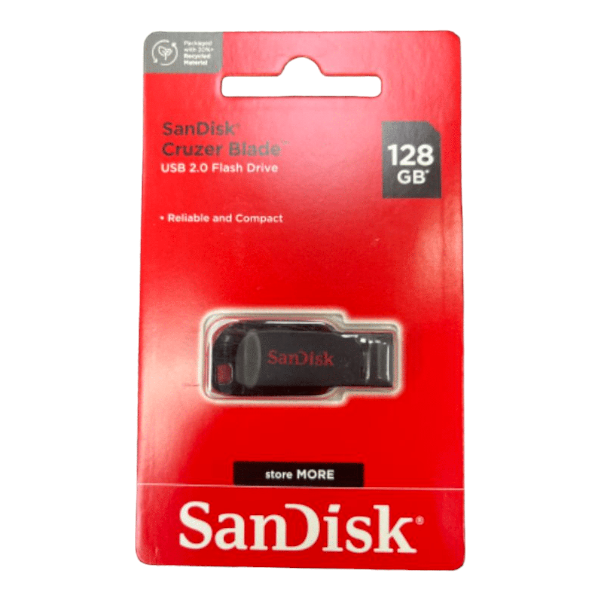 דיסק און קי 128 גיגה זיכרון נייד SanDisk Cruzer Blade