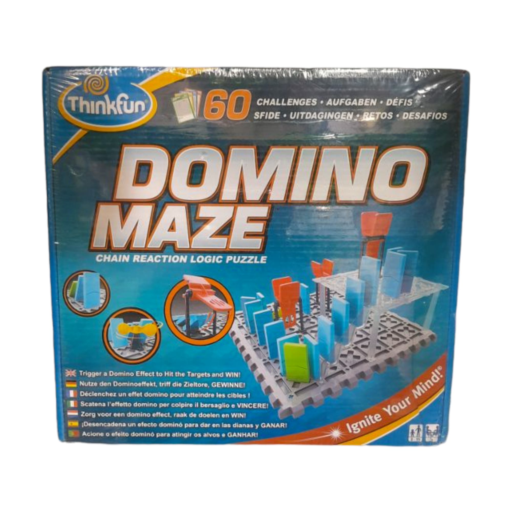משחק האבנים האהוב מבוך דומינו Domino Maze