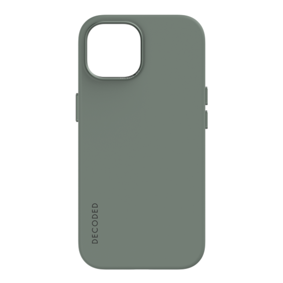 כיסוי סיליקון לאייפון 15 ירוק Decoded Silicone Case