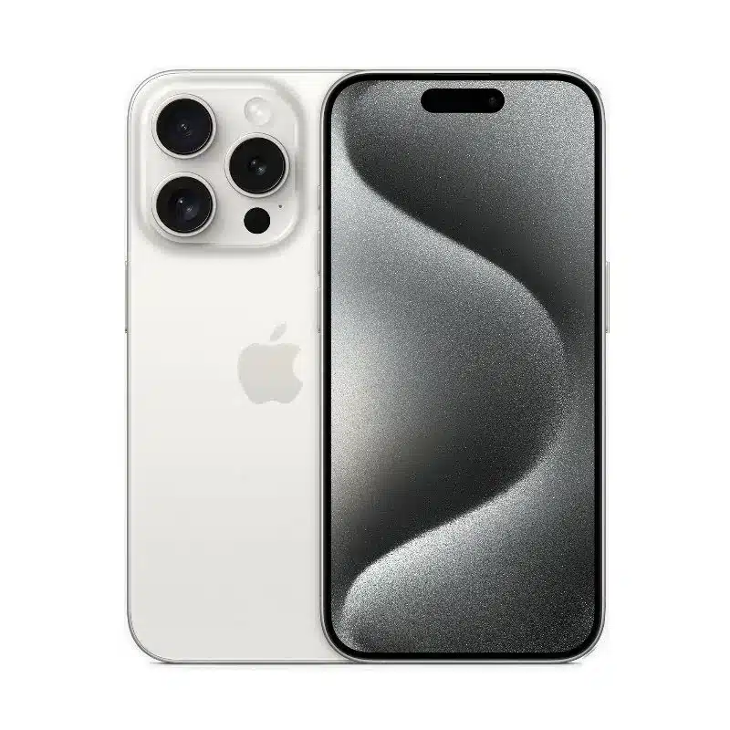 סמארטפון iPhone 15 Pro Max 256GB White Titanium טיטניום לבן