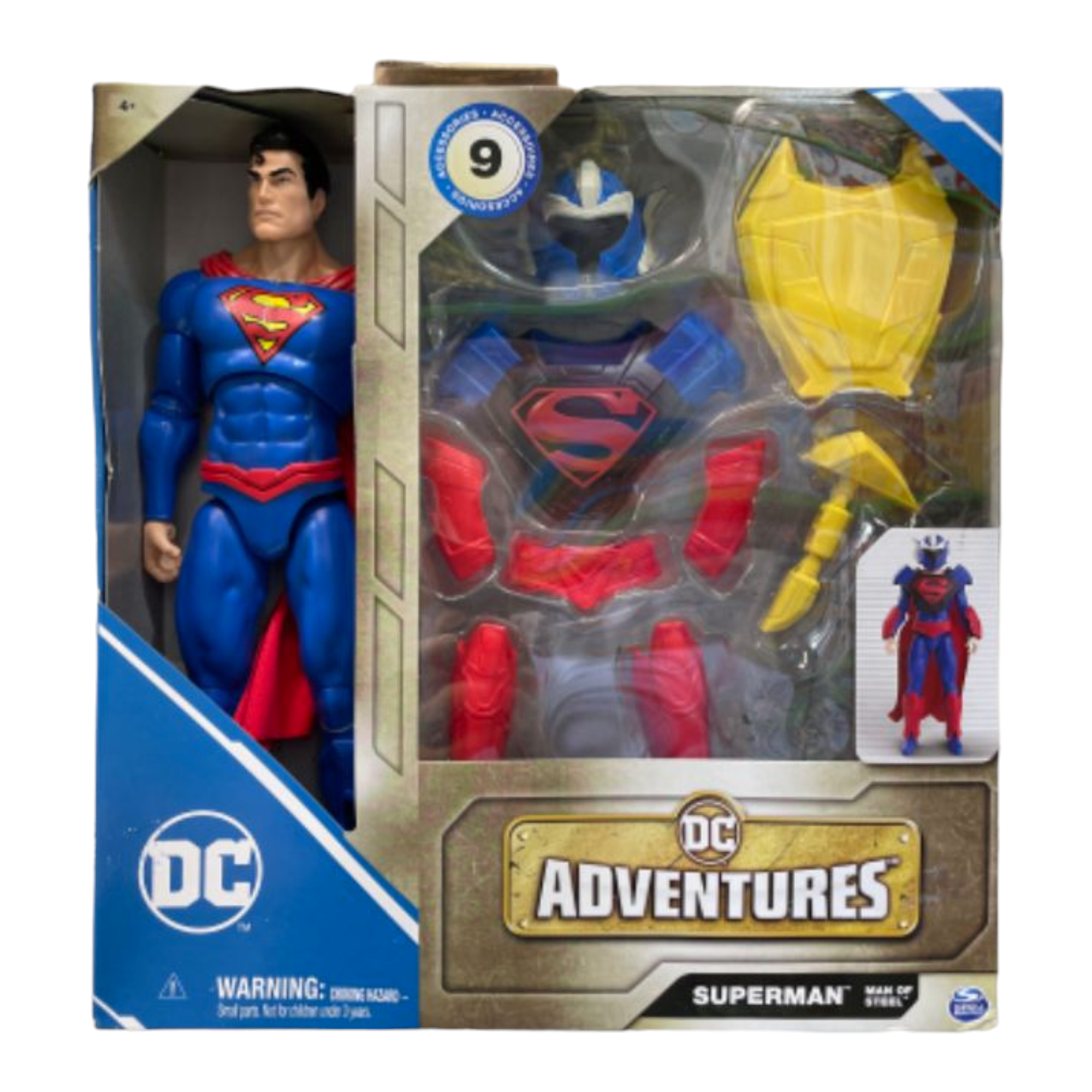 מארז משחק דמות 30 ס”מ ואביזרים – סופרמן איש הפלדה