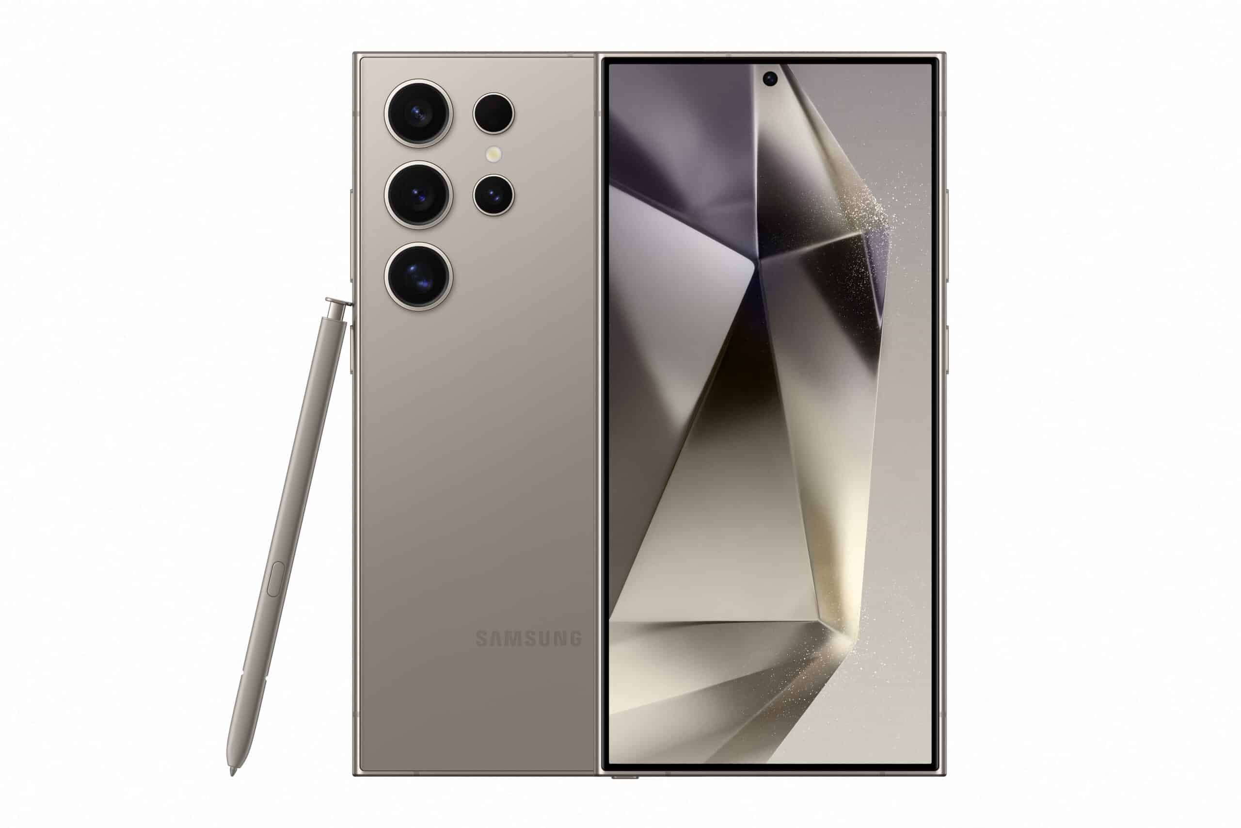 סמארטפון Galaxy S24 Ultra 256GB 12GB RAM Titanium Grey טיטניום אפור